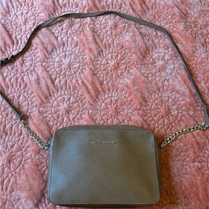 Jet Set Large Saffiano Leather Crossbody Bag by Michael Kors